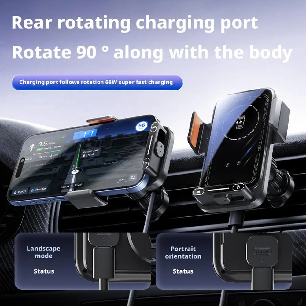 Magnetic Charger 15W Wireless Car Phone Holder and fast charger