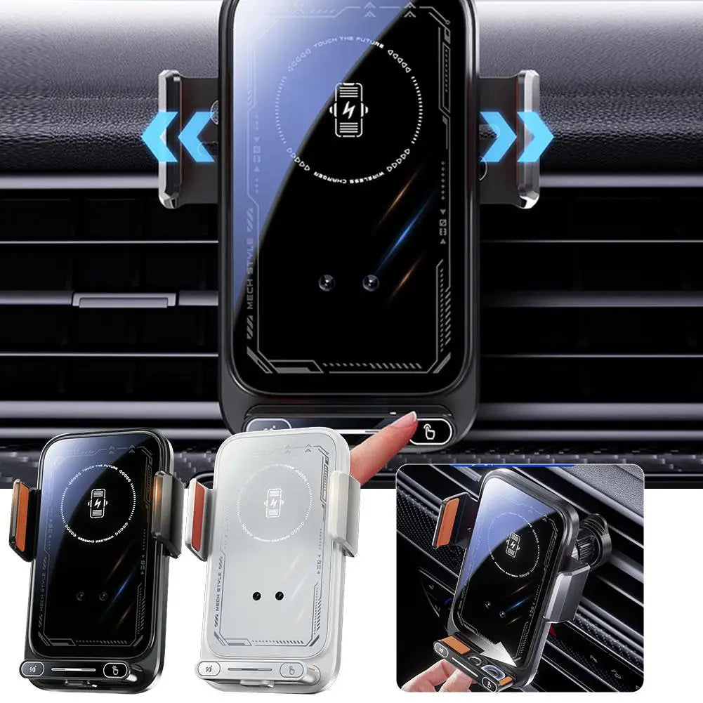 Magnetic Charger 15W Wireless Car Phone Holder and fast charger