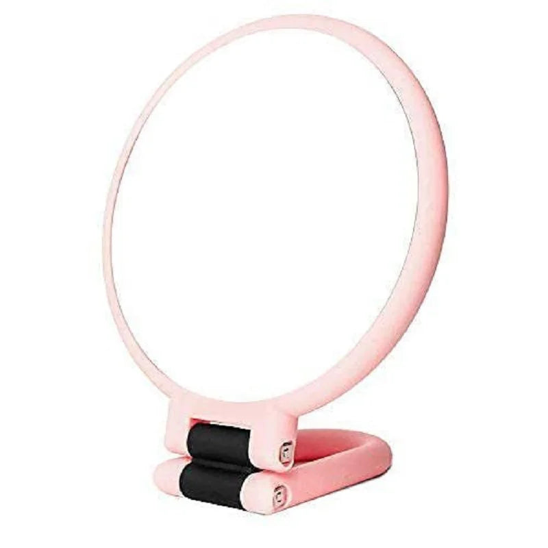10/15/20/30X Magnifying Mirror Potable Hanheld Makeup Mirrors with Handle Adjustable Rotation Double Side Vanity Cosmetic Mirror