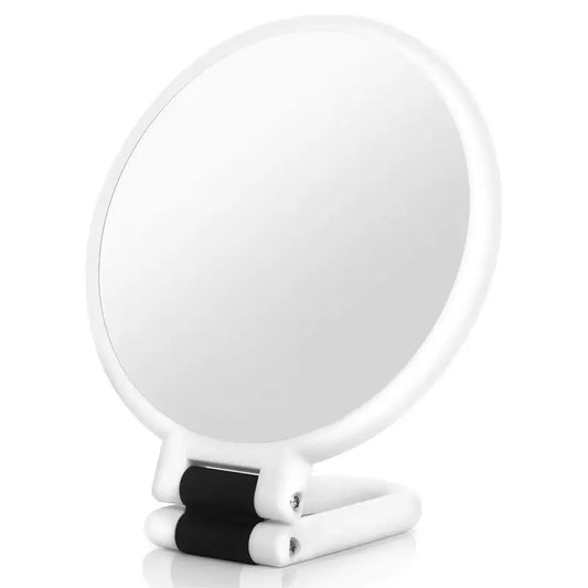 10/15/20/30X Magnifying Mirror Potable Hanheld Makeup Mirrors with Handle Adjustable Rotation Double Side Vanity Cosmetic Mirror