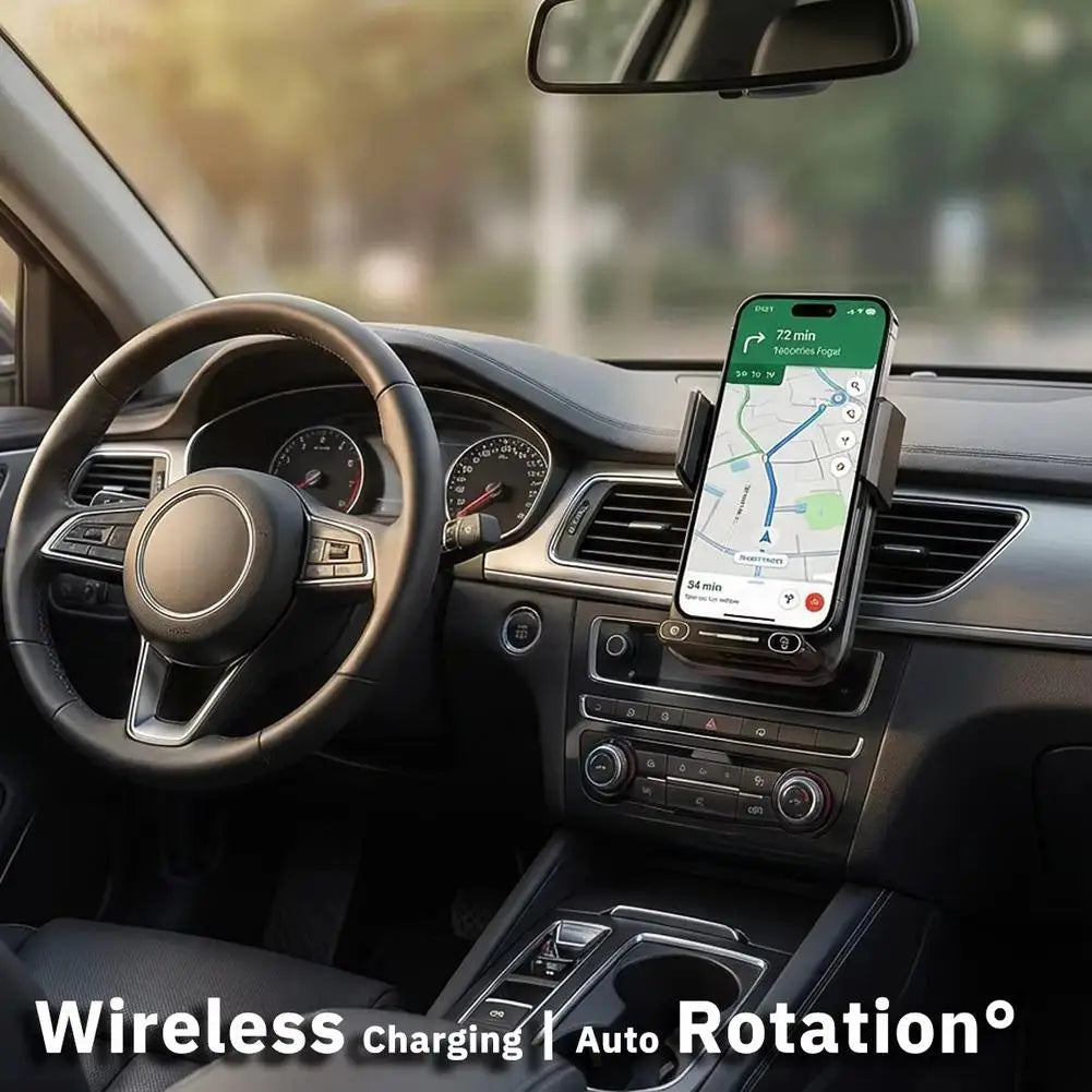 Magnetic Charger 15W Wireless Car Phone Holder and fast charger