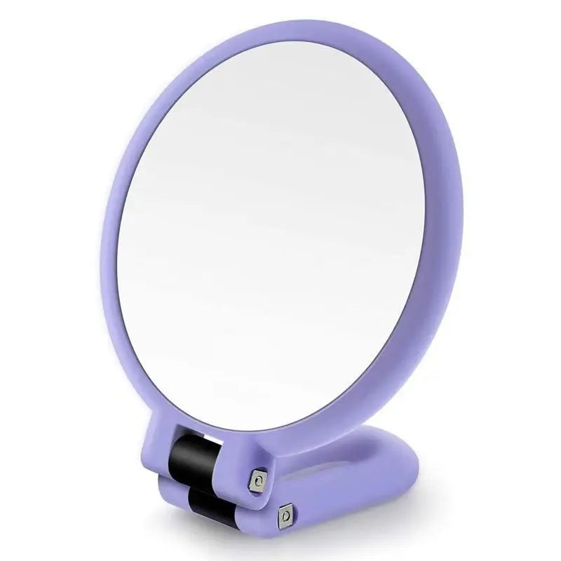 10/15/20/30X Magnifying Mirror Potable Hanheld Makeup Mirrors with Handle Adjustable Rotation Double Side Vanity Cosmetic Mirror